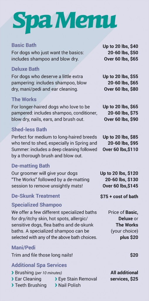 oakland dog grooming pricing